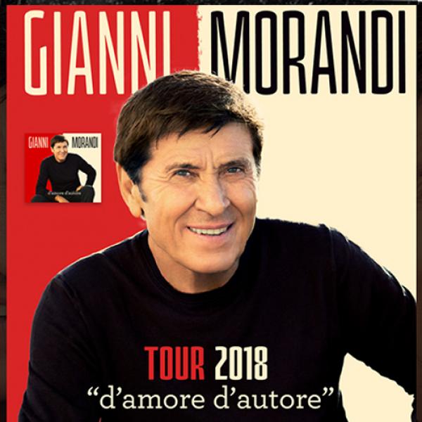 GIANNI MORANDI - Tour “D’Amore d’Autore”